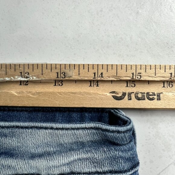 Judy Blue Jeans Women's 29x26* Skinny High Rise Crop Blue Faded Denim Tag 30 - Picture 16 of 16